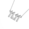 Sterling Silver 11.11 Necklace